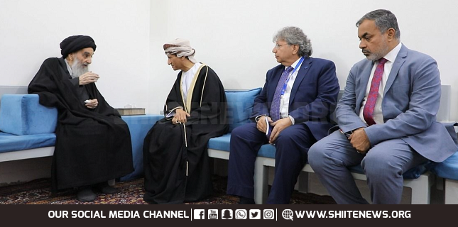 Ayatollah Al-Sistani, UN envoy agree on joint efforts to strengthen Iraq's regional and international standing