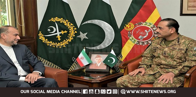 Iranian FM calls on COAS