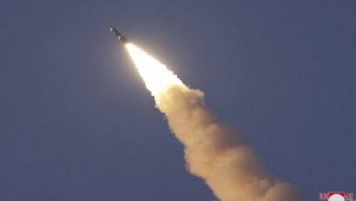 North Korea launches barrage of short-range ballistic missiles towards sea