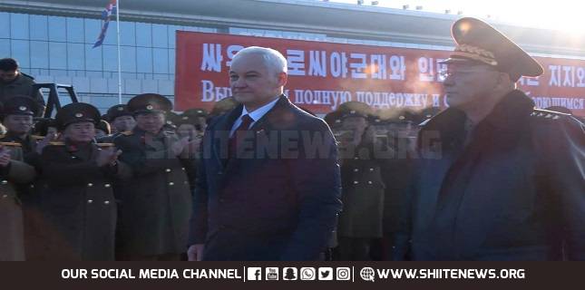 Russian defense minister visits North Korea for talks with military and political leaders