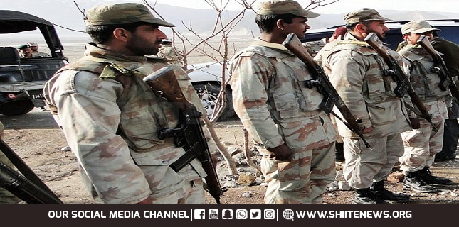 Takfiri in FC uniform threatens Shia community in Parachinar