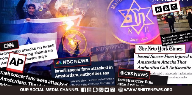 Western media paints Israeli hooligans in Amsterdam as victims