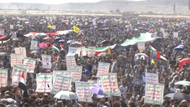 Yemenis rally in thousands to support Palestinian, Lebanese resistance