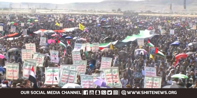 Yemenis rally in thousands to support Palestinian, Lebanese resistance