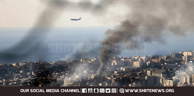 Israeli strike hit south Beirut on Sunday where the military said it targeted Hezbollah, hours after the Iran-backed group said it fired on Israeli bases around the city of Haifa.