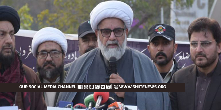 Peaceful sit-ins will continue across country, Senator Allama Raja Nasir Abbas Jafri