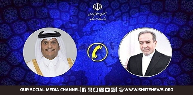 Iran, Qatar FMs call for ending zionist aggression on Syria