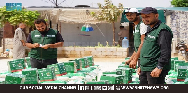 KSrelief provides food aid in Syria and Yemen