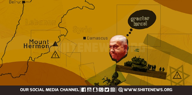 Occupation of Syria’s highest peak Mount Hermon part of ‘Greater Israel’ project