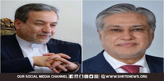 Pak-Iran FMs agree on further expansion of relations