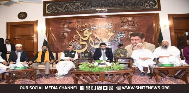 Governor Punjab participates in birthday ceremony of Mullah Ali A.S