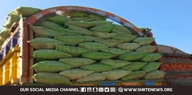 Second convoy of food left for Parachinar from Thal