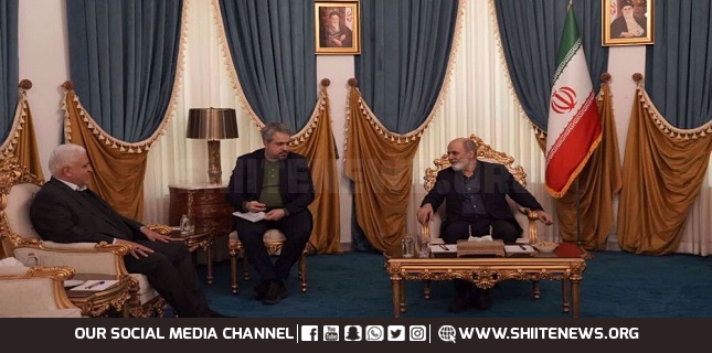 Iran’s top security official meets with Hashd al-Sha’abi chief, vows all-out support for Iraq