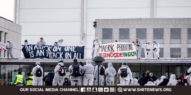 Danish police arrest 20 people protesting to stop military shipment to Israel