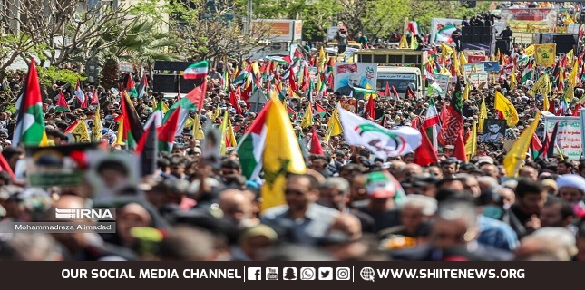 Across Iran, rallies in solidarity with Palestine