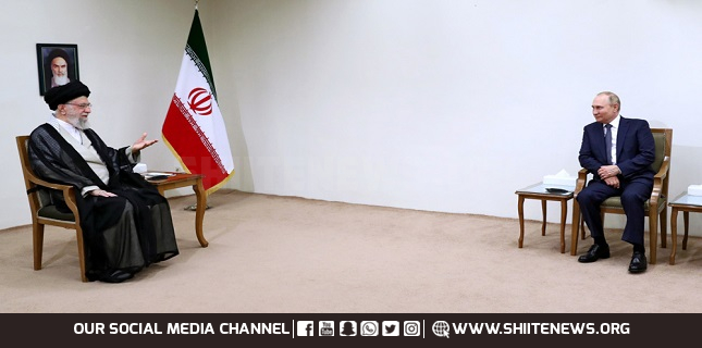 Russian president sends festive Nowruz greetings to Ayatollah Khamenei, Iranian counterpart