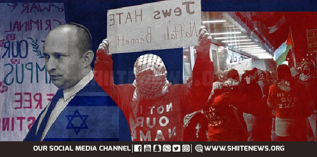 US campuses erupt in protest as Naftali Bennett tours to whitewash Gaza genocide