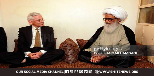 Italian Ambassador to Iraq meets Ayatollah Hafiz Bashir Hussain Najafi