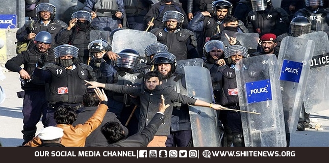 Canal protest Police baton charge to lawyers is worrisome, Allama Shabbir Meesami
