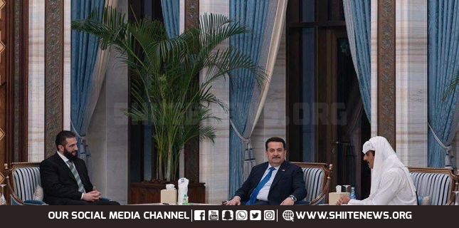 Exclusive Iraqi PM meets Syrian transitional President in Qatar for rare security talks