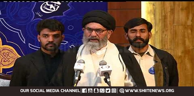 ISO delegation meets Allama Sajid Ali Naqvi