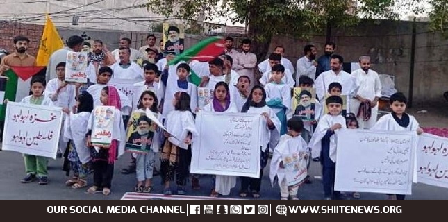 MWM Multan organize a candlelight vigil in support of Palestinian martyrs