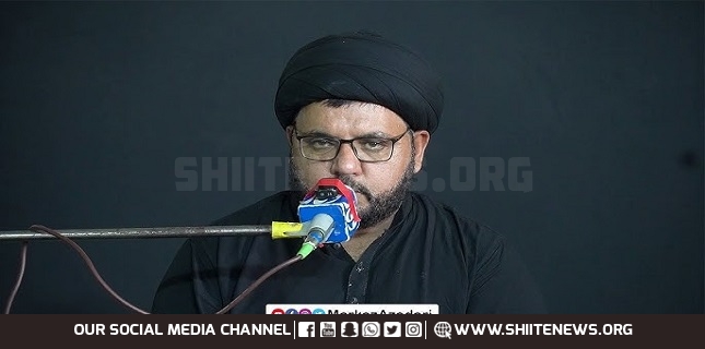 Parachinar presenting the scene of Palestine, Allama Syed Amir Hamdani