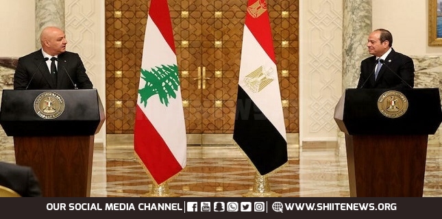 Egypt rejects all Israeli violations of Lebanese sovereignty, El-Sisi tells Aoun