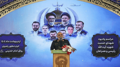 IRGC chief Gen. Salami Iran will hit any point used to target its interests