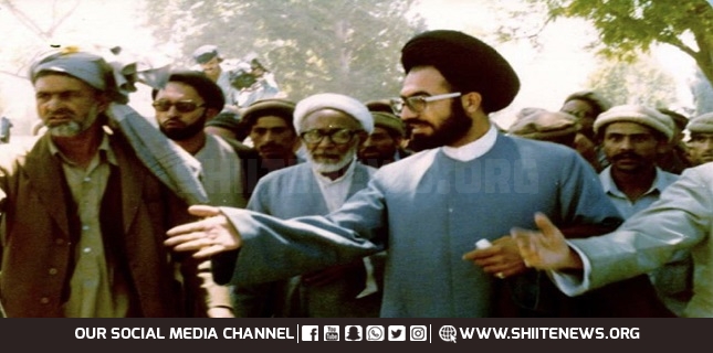 Imam Khomeini's death anniversary held at Jamia Shaheed Allama Syed Arif Al-Hussaini Peshawar