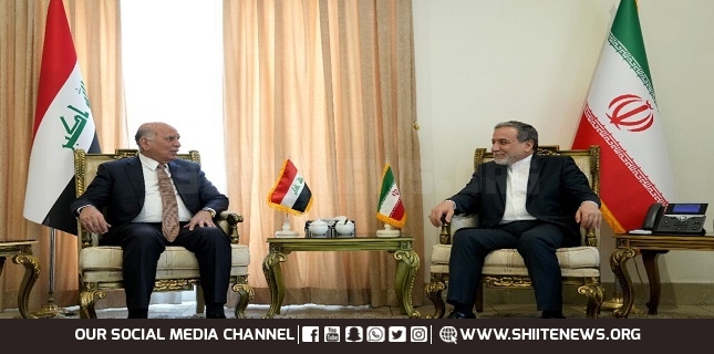 Iranian and Iraqi foreign ministers discuss bilateral ties