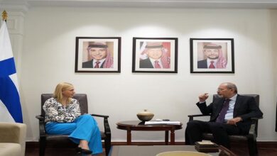 Jordan, Finland agree on need for two-state solution for regional stability