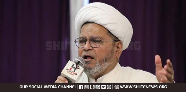 Quds is the issue of Hussainiyat, Iran, Pakistan are guarantors of freedom of Palestine, Allama Shabbir Maysami