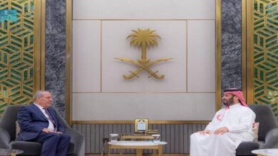 Saudi crown prince meets Palestinian vice president