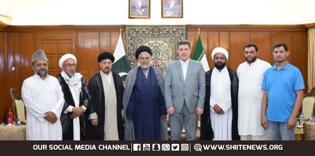 Milli Yakjehti Council Sindh visit Iranian Consulate, paid tribute to Supreme Leader