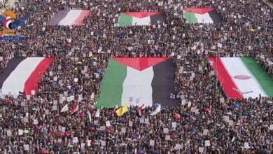 Millions rally in Sana'a in Steadfast with Gaza & Iran against Zionist-American criminality march