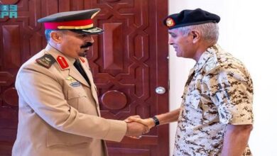 Saudi and Bahraini military chiefs discuss efforts to fight terrorism