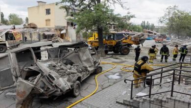 Ukraine says ‘massive’ Russian drone attack on Kyiv