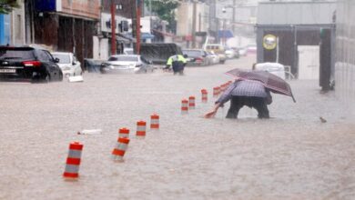 At least 4 dead and 1,300 evacuated after heavy rain in South Korea