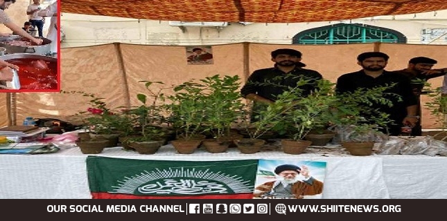 ISO launches unique 'Sabil-e-Hussain (AS)' Initiative, distributes plants