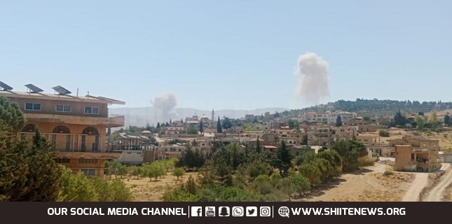 Israeli Enemy Targets Eastern Mount Range in Lebanon’s Bekaa Martyrs, Injuries Recorded
