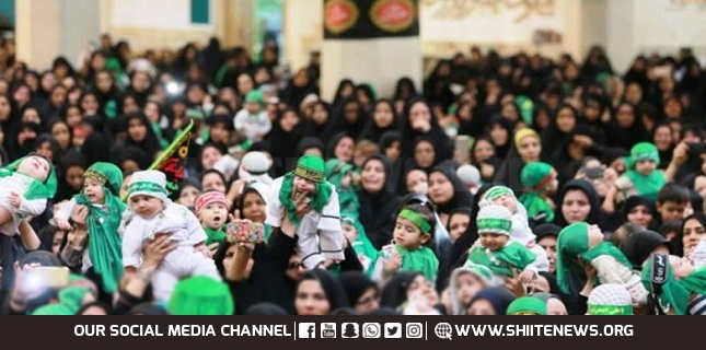 Mourning gathering held on the occasion of Youm-e-Ali Asghar (AS) in Siwa Sadat, Jhang
