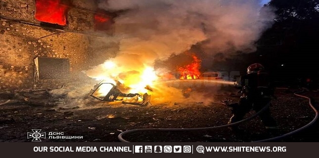 Russia’s drones and missile barrage targets Ukraine’s west, kills two