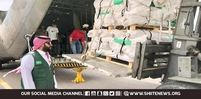 60th Saudi relief plane arrives in Egypt carrying food for Gazans