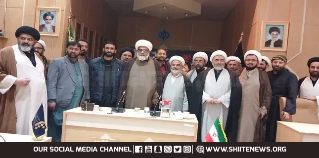 Allama Raja Nasir Abbas Jafari visits Al-Wilayah Seminary in Qom