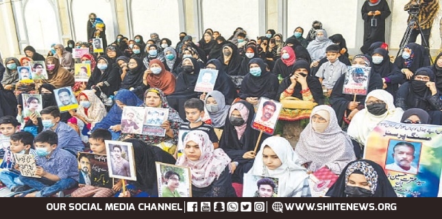 Karachi Families of Missing Shia Mourners Stage Protest