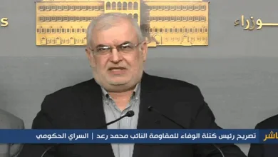 MP Raad Receives President Aoun’s Advisor, Reiterates Hezbollah Rejection of Disarmament Plan