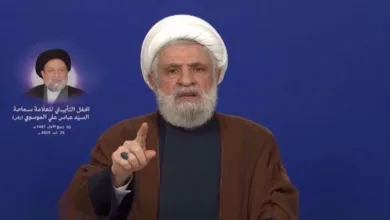 Sheikh Qassem Lebanon govt. must reclaim sovereignty, Hezbollah won’t lay down arms
