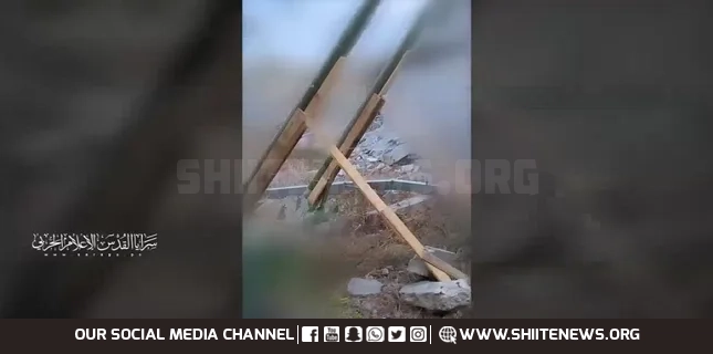 Al-Quds Brigades Fighters Targeting Netivot Settlement near Gaza with Rockets