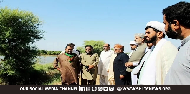 Allama Shabbir Maisami visits flood victims of Muzaffargarh, assures all possible support to the victims